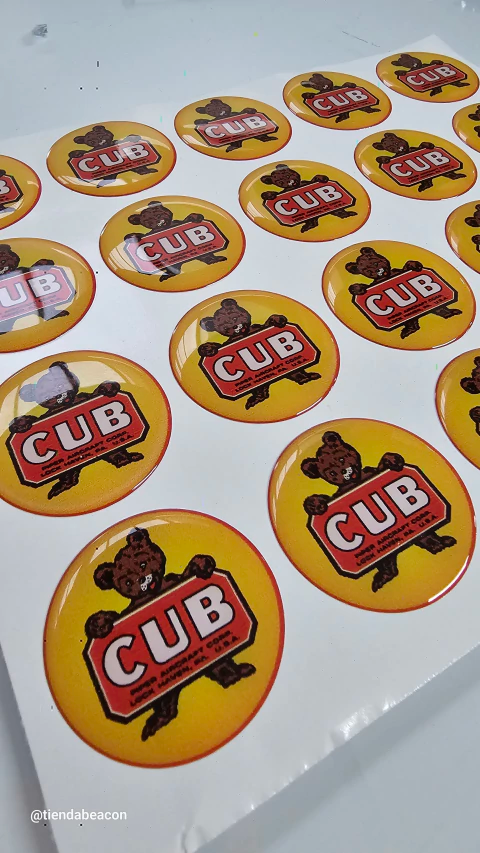 Stickers Domes (efecto 3D)