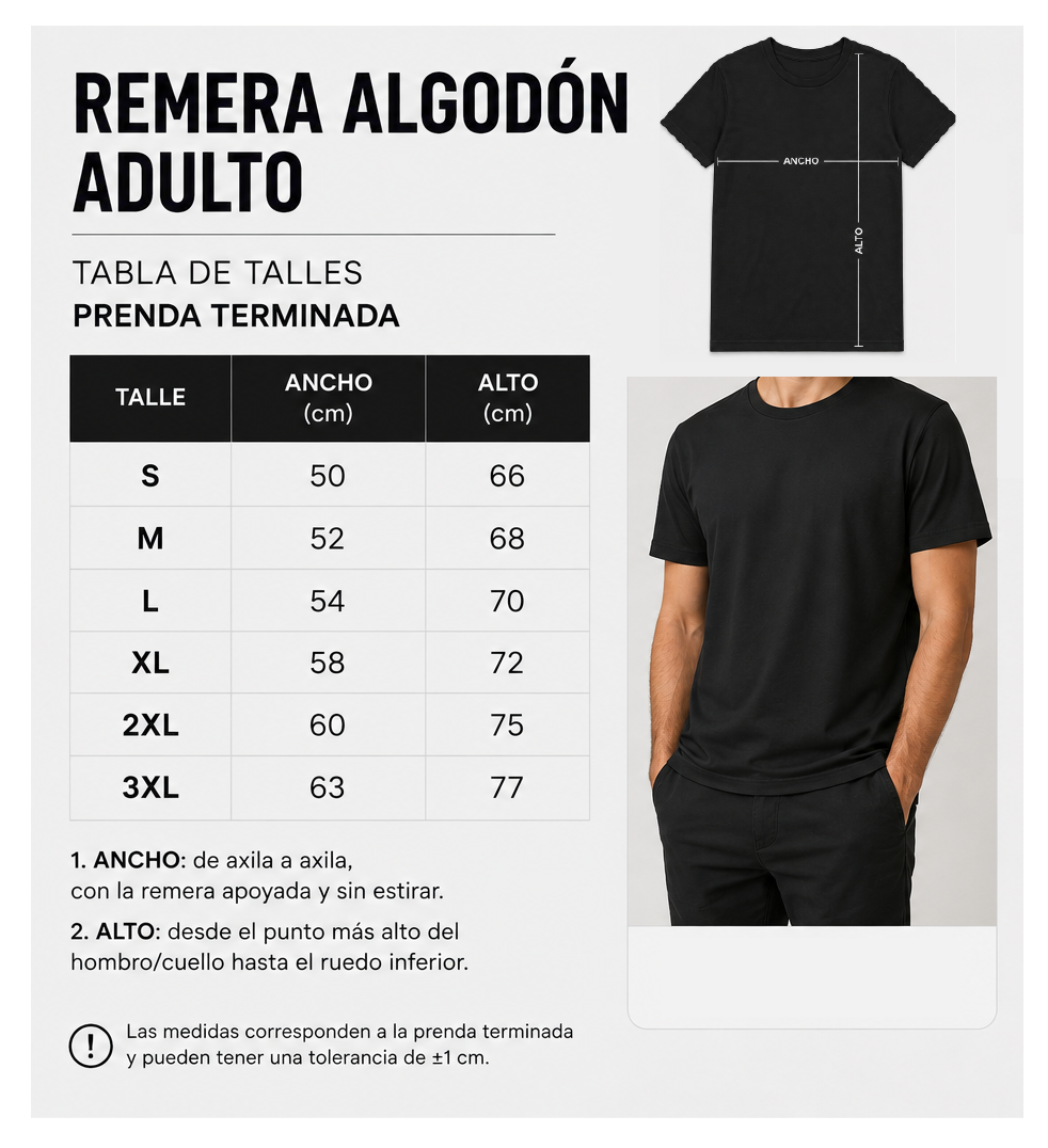 Remera lisa