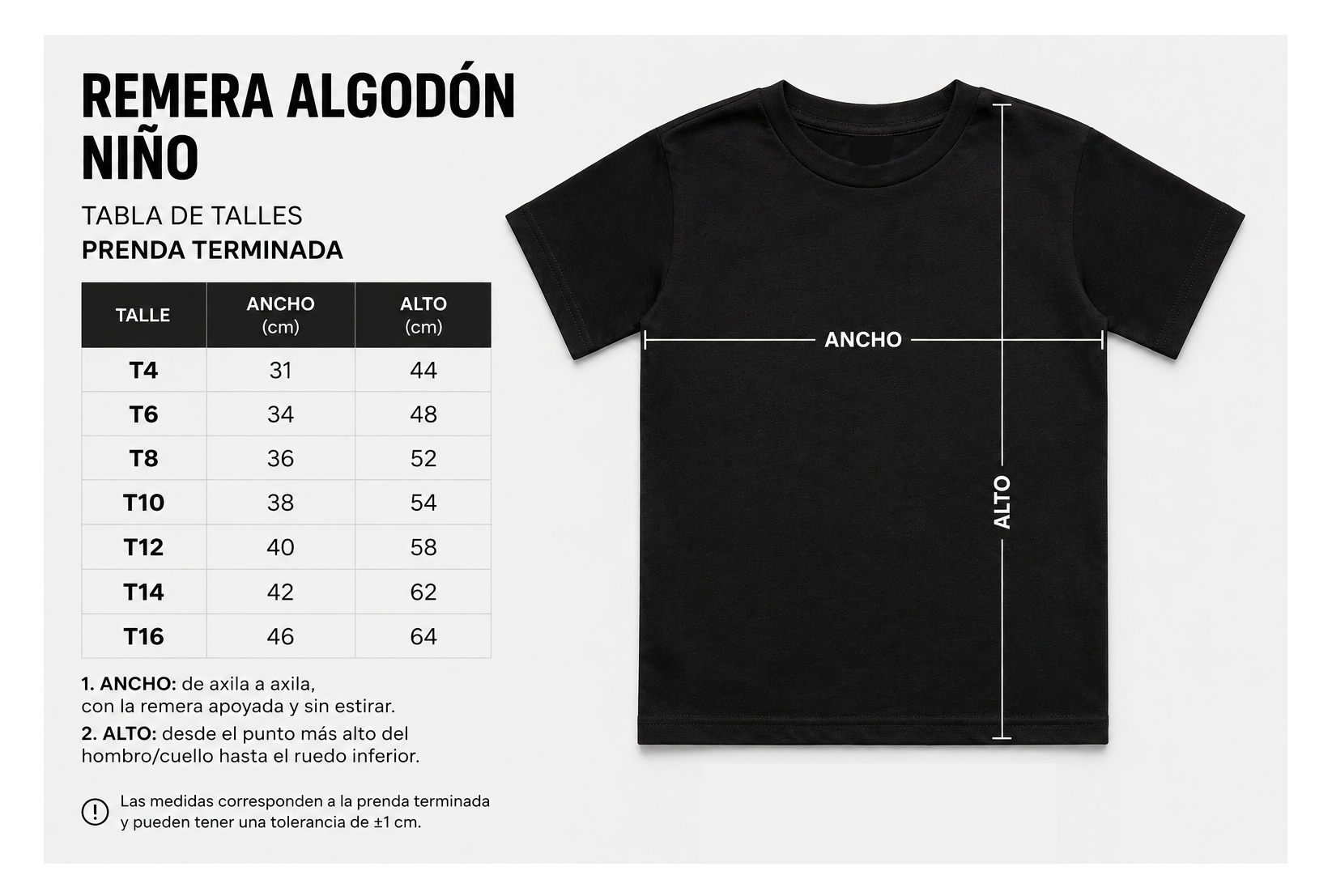 Remera lisa