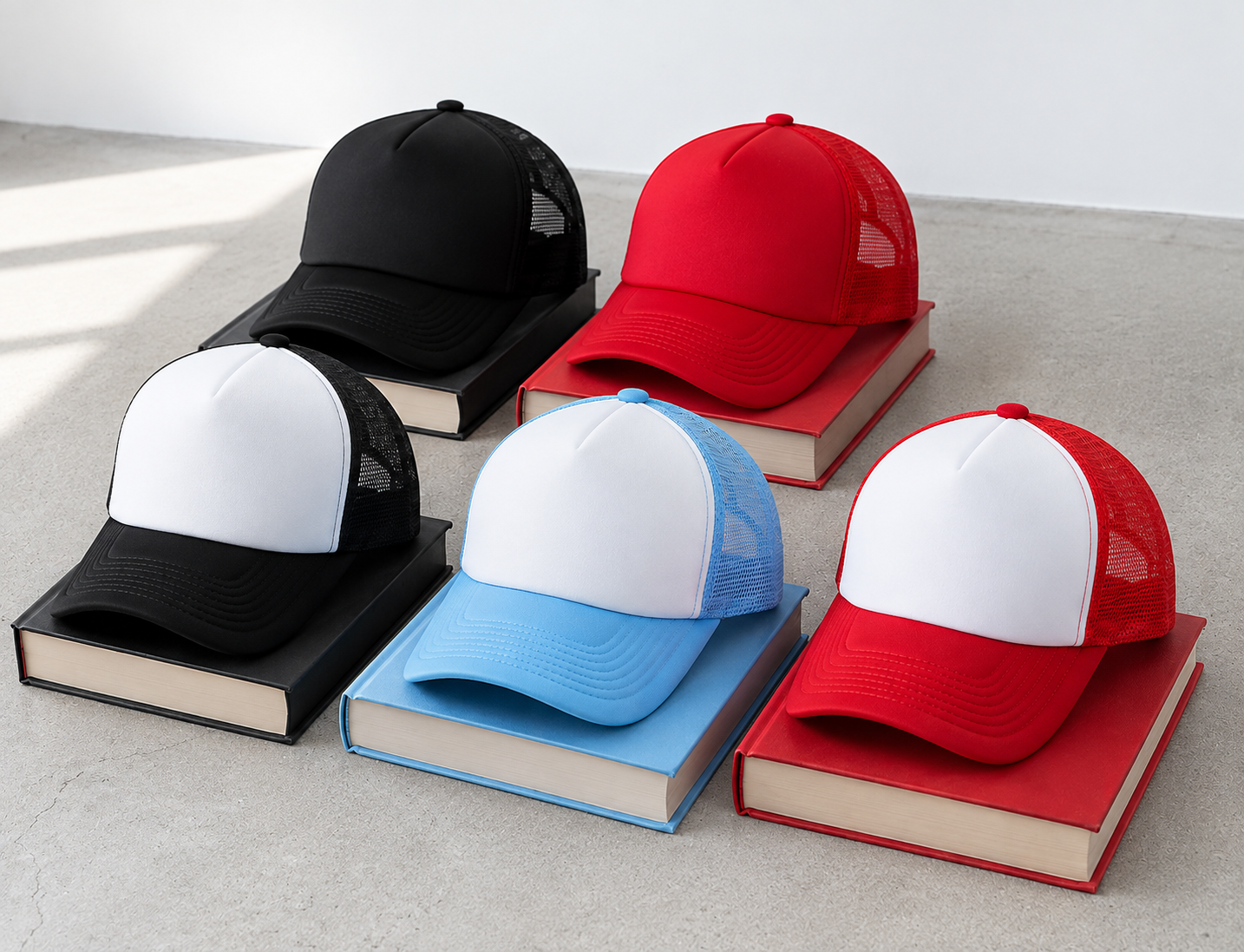 Gorras tipo Trucker estampadas