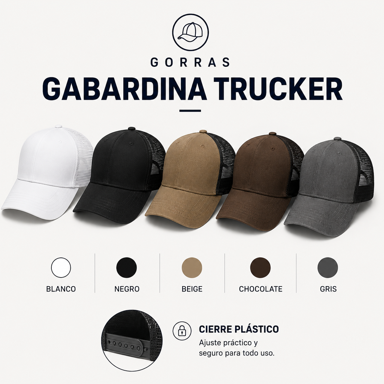 Gorras tipo Trucker estampadas